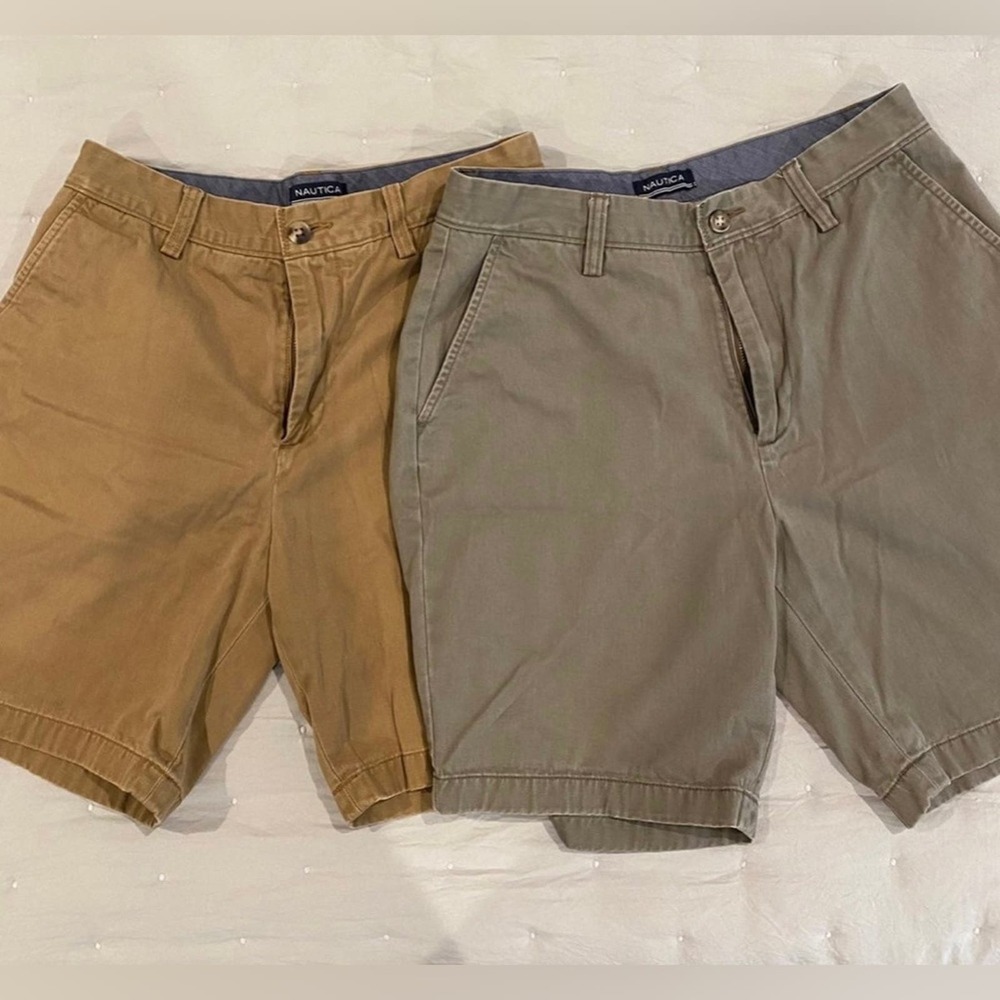 Men’s Nautica shorts 🩳 30” waist. Set of two.